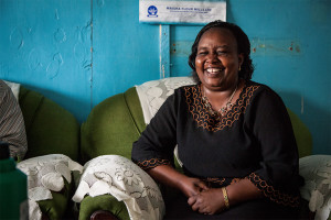 Ruth bursts into laughter multiple times while recounting stories of how the Lord called her from the big city to the rural tourist town of Naro Moru.